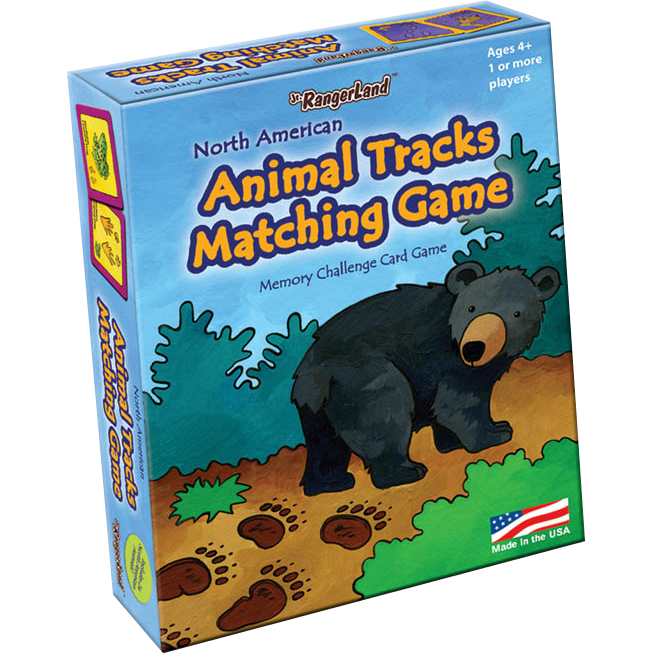 North American Animal Tracks Matching Game - Rocky Mountain Conservancy