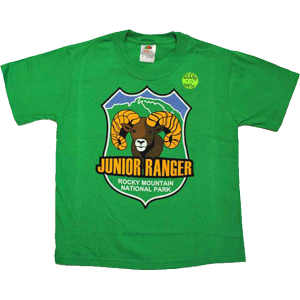 A green Short Sleeve Shirt - Junior Ranger.
