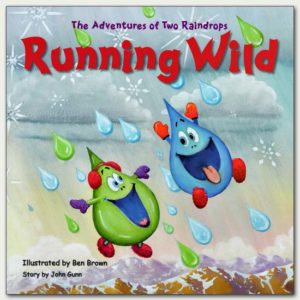 The adventures of two raindrops running wild.