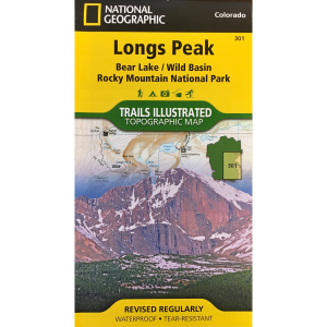 Longs Peak National Geographic Map.