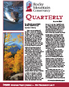 The cover of the quarterly magazine for the beaver mountain association.