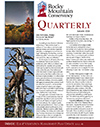 The cover of the quarterly issue of the rocky mountain journal.