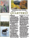 A quarterly magazine with pictures of moose, a moose, and a moose.