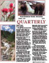 A quarterly magazine with pictures of bears and flowers.
