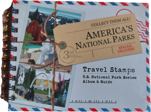 A collection of Travel Stamps U.S. National Park Series Album & Guide.