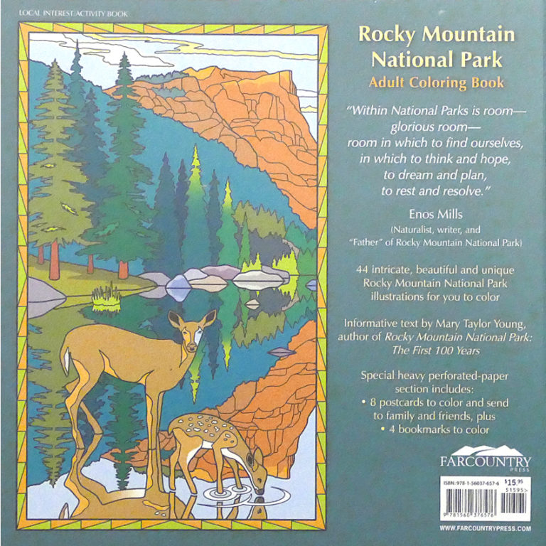 RMNP Adult Coloring Book & Postcards Rocky Mountain Conservancy