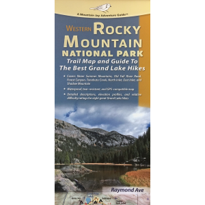 Western Rocky Mountain National Park Trail and Recreation map.