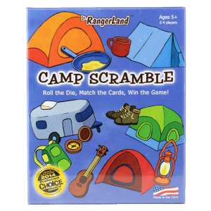 Camp Scramble board game.