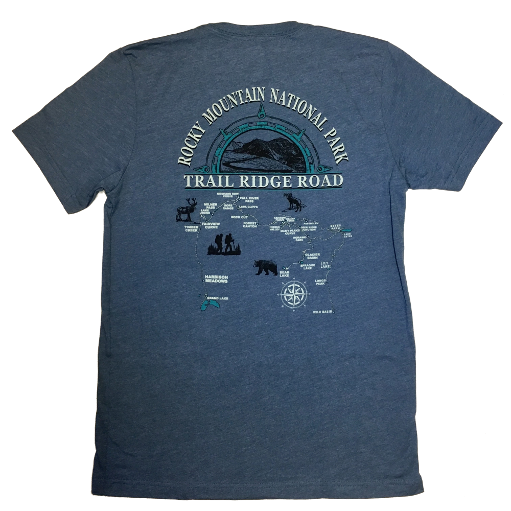 Gray Trail Ridge Road Tshirt