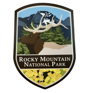 Rocky Mountain National Park Elk sticker.