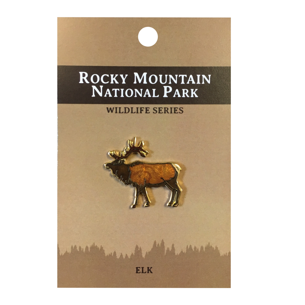 Mountain　Pin　American　Conservancy　RMNP　Elk　Series　North　Wildlife　Rocky