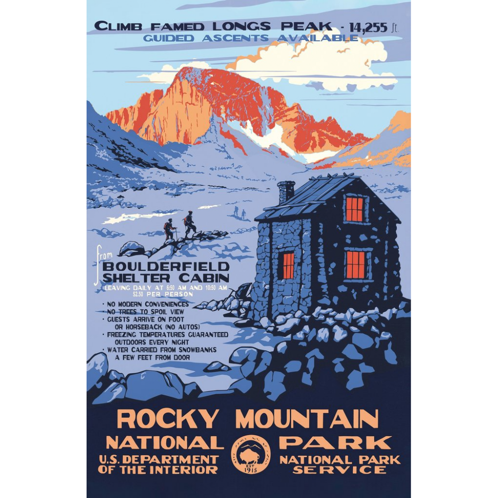 Longs Peak poster