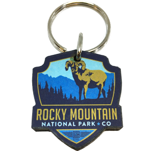 Rocky Mountain National Park Keychain - RMNP Ram