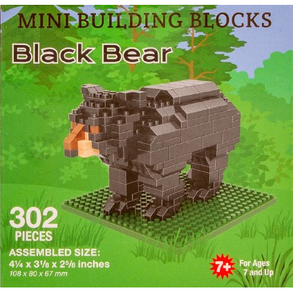 Black Bear mini building blocks