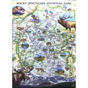 Rocky Mountain National Park magnet - RMNP Xplorer Map.