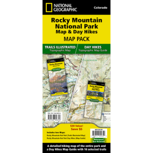 National Geographic RMNP & Day Hikes Map Bundle