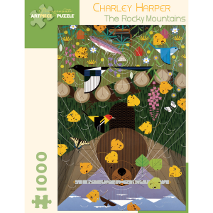 Charley Harper The Rocky Mountains 1000 Piece Jigsaw Puzzle.