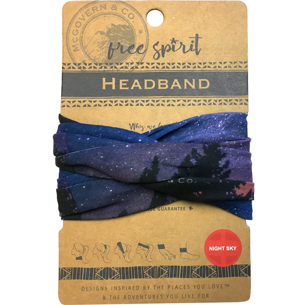 Headband night sky