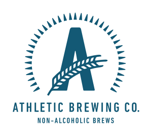 Athletic brewing co logo.