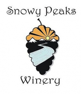 Snowy peaks winery logo.