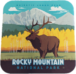 Rocky Mountain National Park Coaster - RMNP Elk