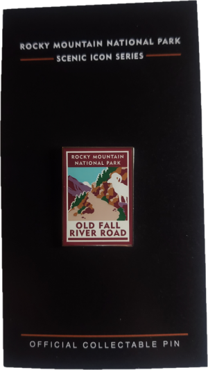 Rocky Mountain National Scenic Pin - RMNP Old Fall River Road Icon Series